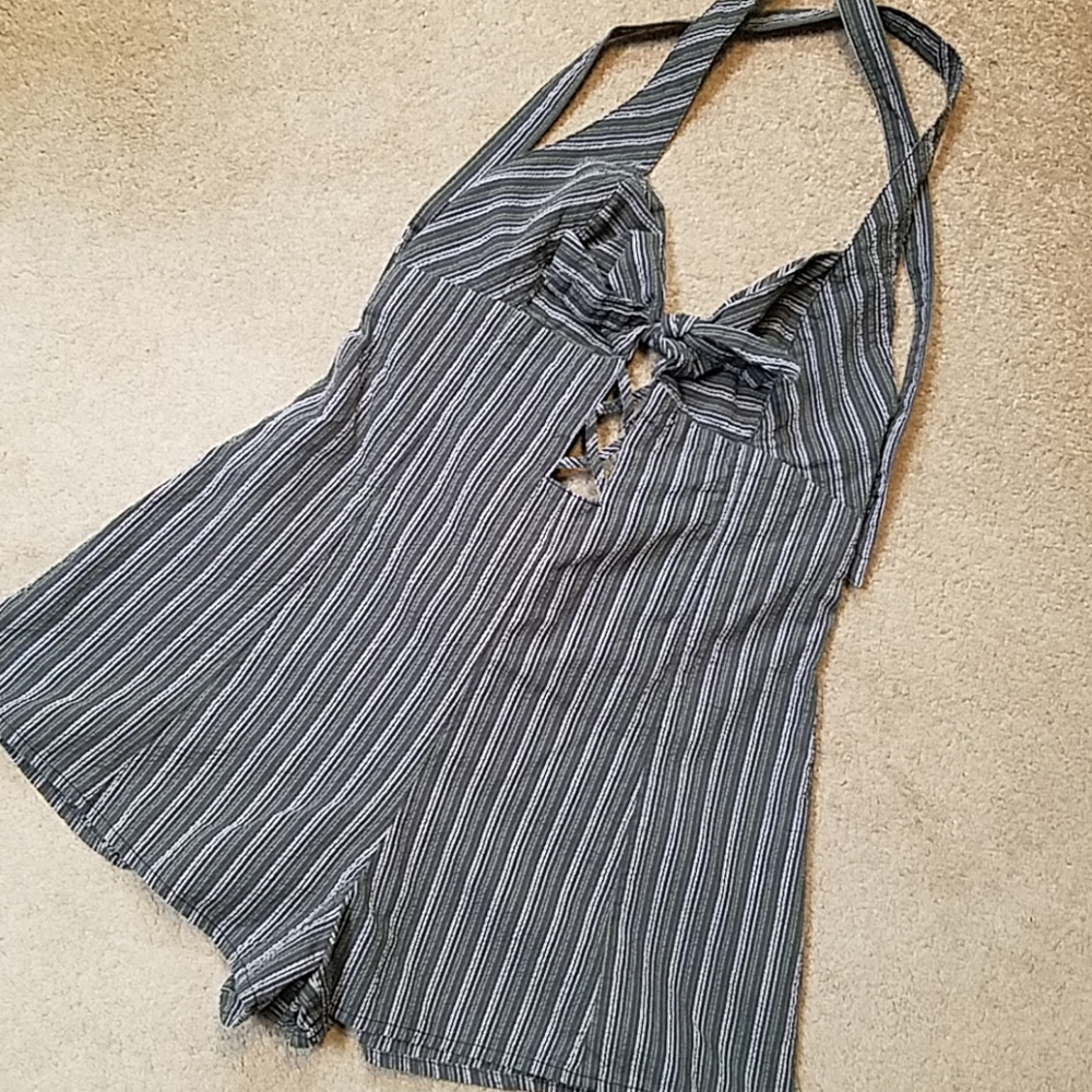 Free People striped romper